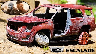 Cadillac Escalade Restoration Abandoned in 10 minutes | Orc&#39;s in Bright Cadillac Car | Model Cars