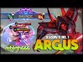Savage Perfect Underestimated Fighter! rebirth666 No. 1 Argus Season 11 - Mobile Legends