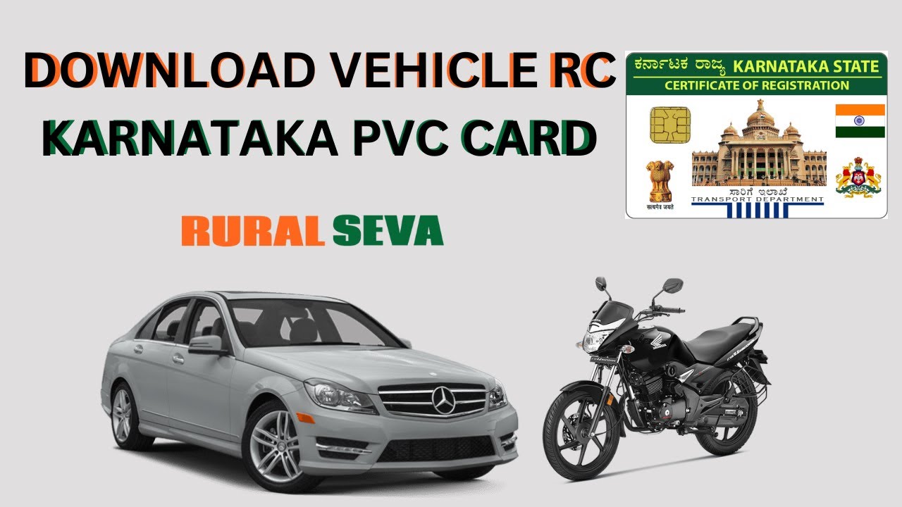 VEHICLE RC KARNATAKA PVC CARD - YouTube