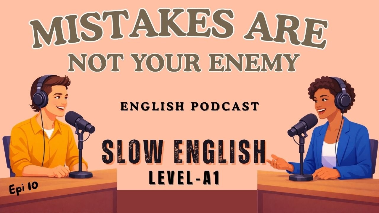 STOP BEING AFRAID | The Secret To Rapid Learning | English Podcast For Easy English Guide