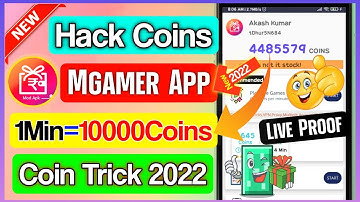 mGamer Coin Hack | mGamer Unlimited Coins Trick 2022 | mGamer Coin Adder Script 2022 |Referral Code