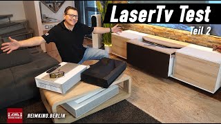 LaserTV Vergleich #2: LG Vivo, BenQ V6000, Optoma UHZ65, Hisense 100L5F Ultrakurzdistanzbeamer Test!