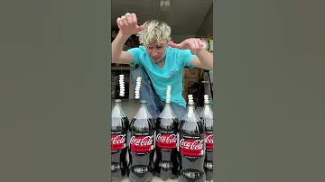 BIGGEST COKE VS MENTOS EXPLOSION Shorts 