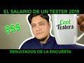 El salario de un Tester 2019
