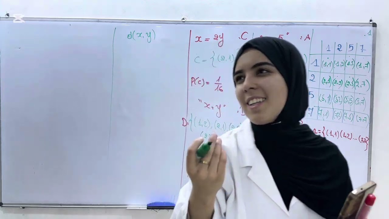 الموضوع المقترح||2 ثانوي تحضيرا للاختبارات||تمرين احتمالات فخم😍||مع الاستاذة رانيا شرح ممتاز😍