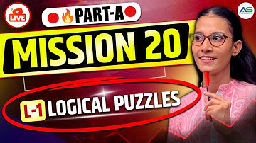 Logical Puzzles-1 | Part-A | CSIR NET DEC 2025 #GeneralaptitudebyApnasapnajrf