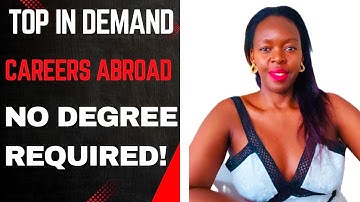 Top 5 gewilde carrières in het buitenland waar je naartoe kunt overstappen, zelfs zonder diploma.”