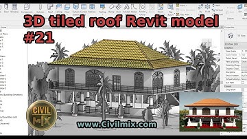 Download my 100% Revit Model with 3D Tiled Roof - bim download