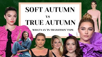 SOFT AUTUMN VS TRUE AUTUMN: IN-TRANSITION TYPE?