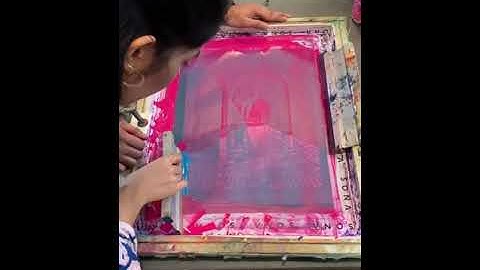 How to screen printing multiple colours
