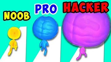NOOB vs PRO vs HACKER - Big Brain Run ❤