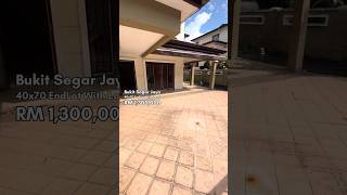 Subsales 40x70 @ Bukit Segar Jaya, RM1.3mil EndLot with Land, contact 018-9086288 For Viewing, TQ