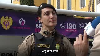 Patrulha Maria da Penha itinerante, inicia trabalho na...