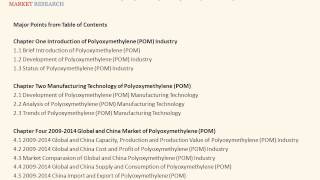 Polyoxymethylene (POM) Industry Analysis of Upstream Raw Materials & Downstream Demand