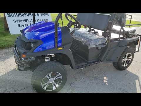 400cc-gvx-gas-golf-cart-utv-utility-vehicle-in-blue-from-saferwholesale.com-test-drive-and-review