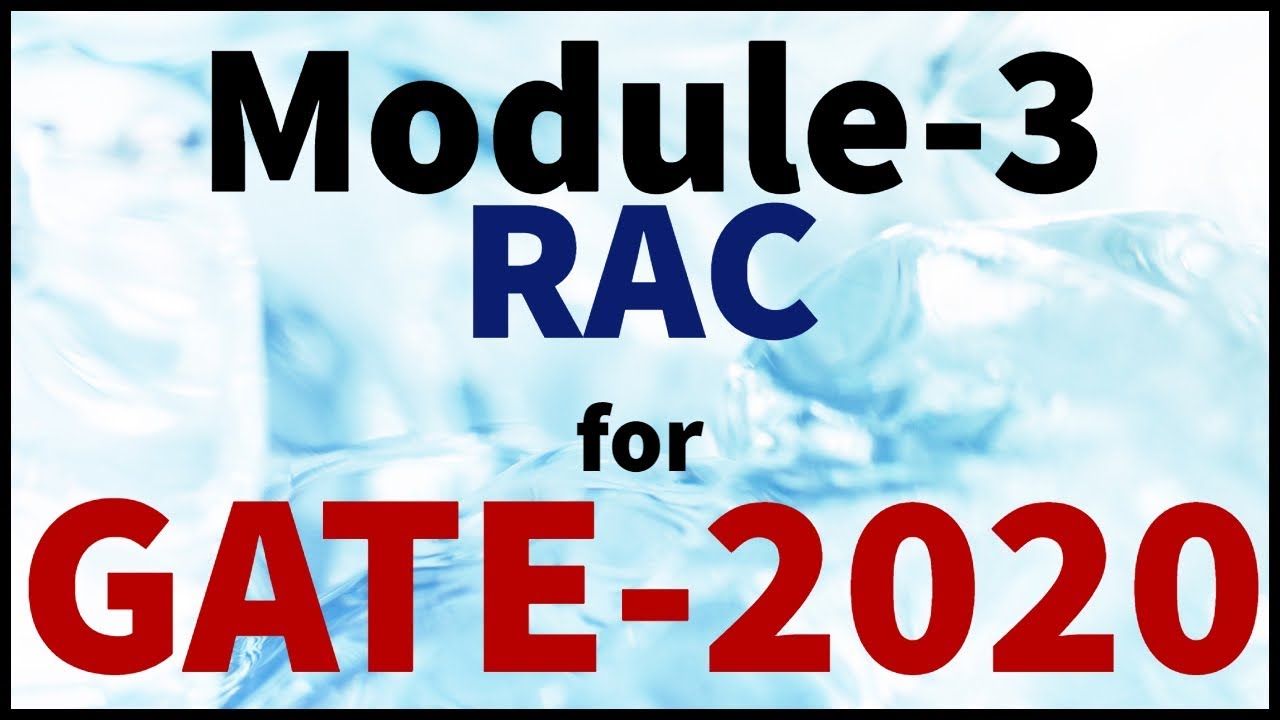 Refrigeration and air conditioning module-3 | RAC | VCRS - YouTube