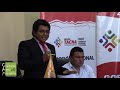 Conferencia de Prensa PRIMER FESTIVAL DE LA CEBOLLA TACNA - CAP Contacto AgroPecuario