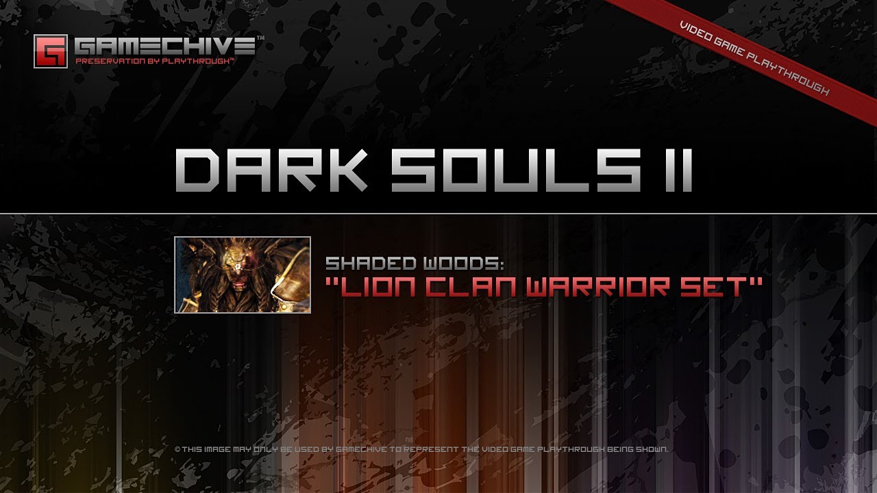 Dark Souls 2 (PS3/PS4) Gamechive (Rare Armor: Lion Warrior Complete Set)