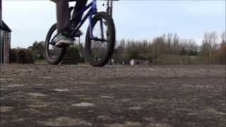 Mafiabikes Kush 2 2013 and some green GT BMX some small bunny hops