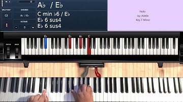 Hello (by Adele) - Piano Tutorial