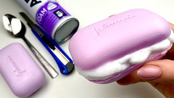 How to make a soap box with foam for ASMR video 💜