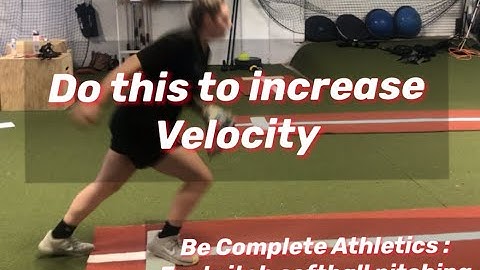 One easy way to increase velocity: fastpitch softball pitching