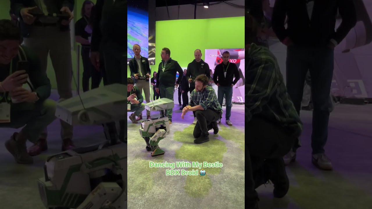 Dancing with BDX Droid at NVIDIA GTC 2025