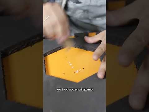 Vídeo: Revestimento decorativo de parede com gesso