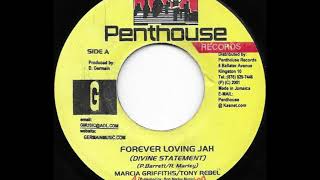 TONY REBEL feat. MARCIA GRIFFITHS ♦ Forever Loving Jah {PENTHOUSE 7&quot; 2001}