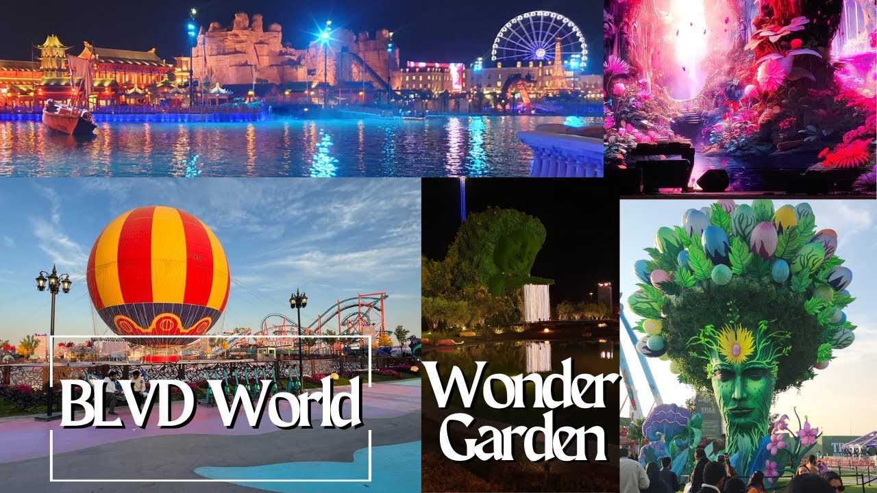 Trip To BLVD World & Wonder Garden Riyadh KSA | #foryou - YouTube