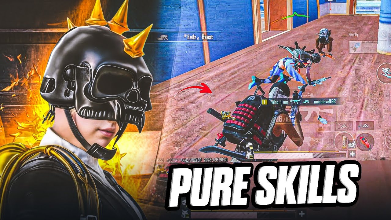 The  Player Pure Skills 🔱 Show) Fastest 4Fingers player ) BGMI-PUBGMOBILE..