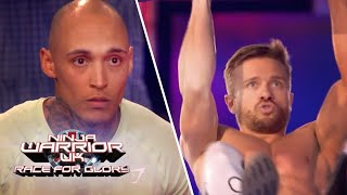 Who will win in this adrenaline fuelled race? 😲 Luke Stoney VS Robert Bandosz | Ninja Warrior UK