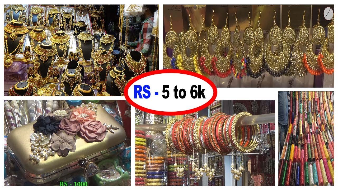 Cheapest Oxidised Jewellery Wholesale Market in Kolkata || Barabazar Junk Jewellery  Market - YouTube