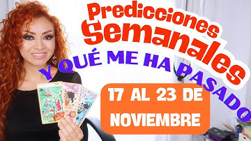 HORÓSCOPO SEMANAL: 17 al 23 de NOVIEMBRE 🔮SIGNO POR SIGNO