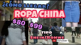 Tienda ROPA CHINA MIXCALCO CDMX BARATA/Minette Yoe - YouTube