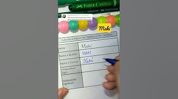 Mahi name Signature request done ✅#signature #ytshorts #sign