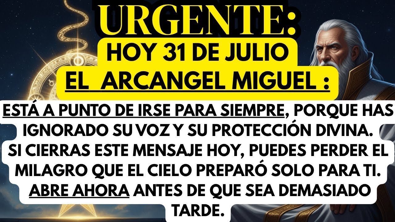 🔥 EL ÚLTIMO SUSURRO DEL CIELO: El Arcángel Miguel Habla Por Última Vez – ABRE O SE IRA POR SIEMPRE