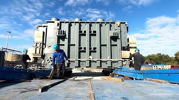 110 tonnes transformer heavy transport and skidding | Marraffa