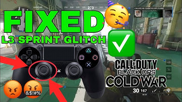How to Fix L3 analog running stutter in cold war easy👍