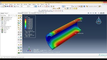 Abaqus Tutorial Videos - 3D Solid Pipe Subjected to Internal Pressure