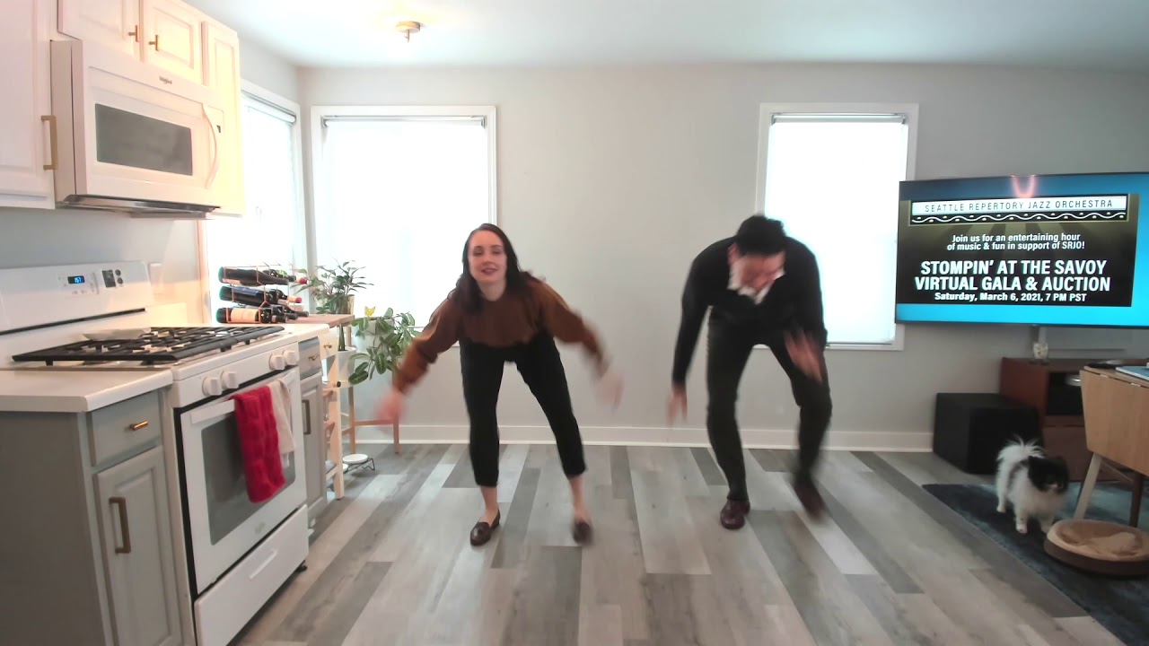 Swing It Seattle - Solo Charleston - "Bottom's Up" - Katie & Mark Kihara