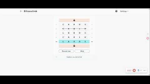 LinkedIn Crossclimb #593 Answer Today #Crossclimb