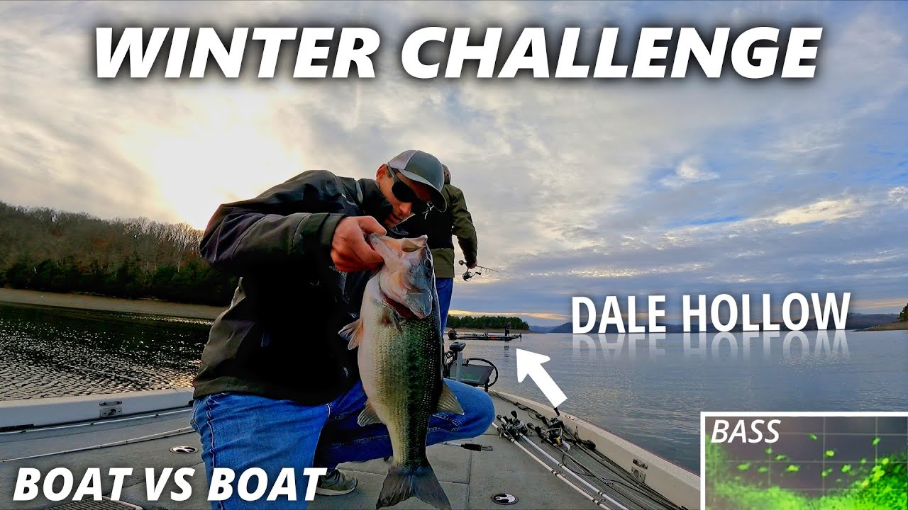 DALE HOLLOW Winter Bass Fishing Challenge – Boat vs Boat