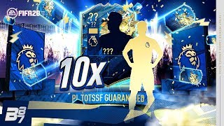 10 X GUARANTEED PREMIER LEAGUE TOTS PACKS! | FIFA 20 ULTIMATE TEAM