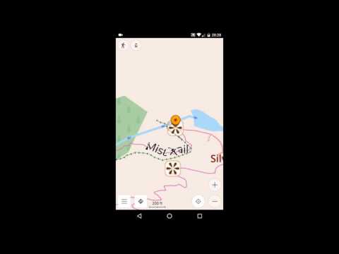 Loading maps for hiking: OsmAnd Maps and Navigation