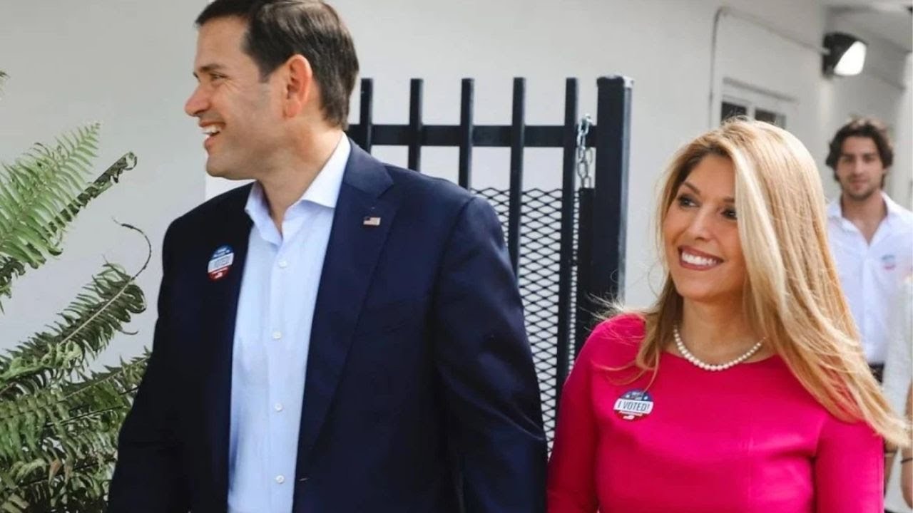Take A Deep Breath Before You See Marco Rubio's Actual Wife - YouTube