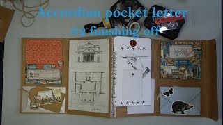Accordion pocket letter #2 putting it all together