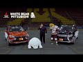 White bear on ice bloopers slip and fall outtakes  white bear mitsubishi