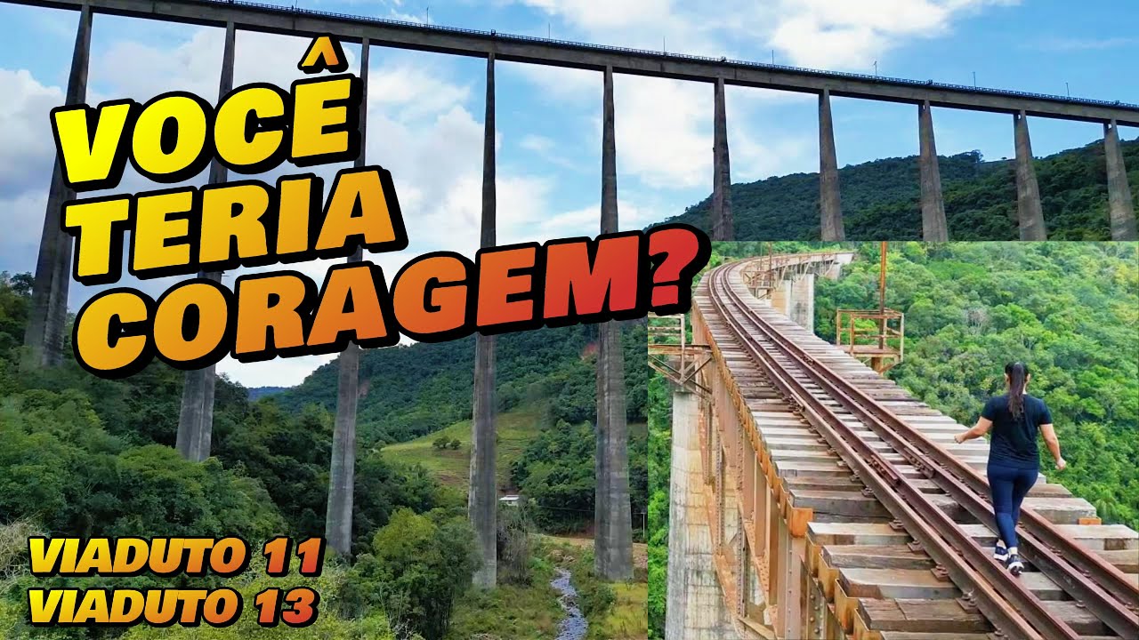 VIADUTO 13, O MAIS ALTO VIADUTO FERROVIÁRIO DAS AMÉRICAS.