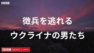 ウクライナを出たい男性たち……川を渡り山野を越え　書類を不法入手する人も